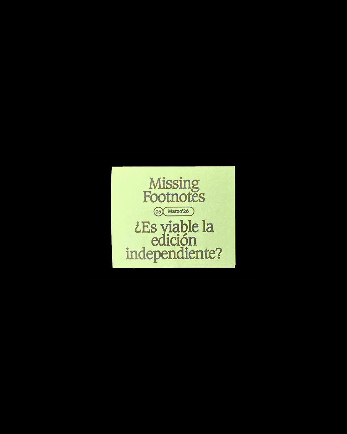 Missing Footnotes 05