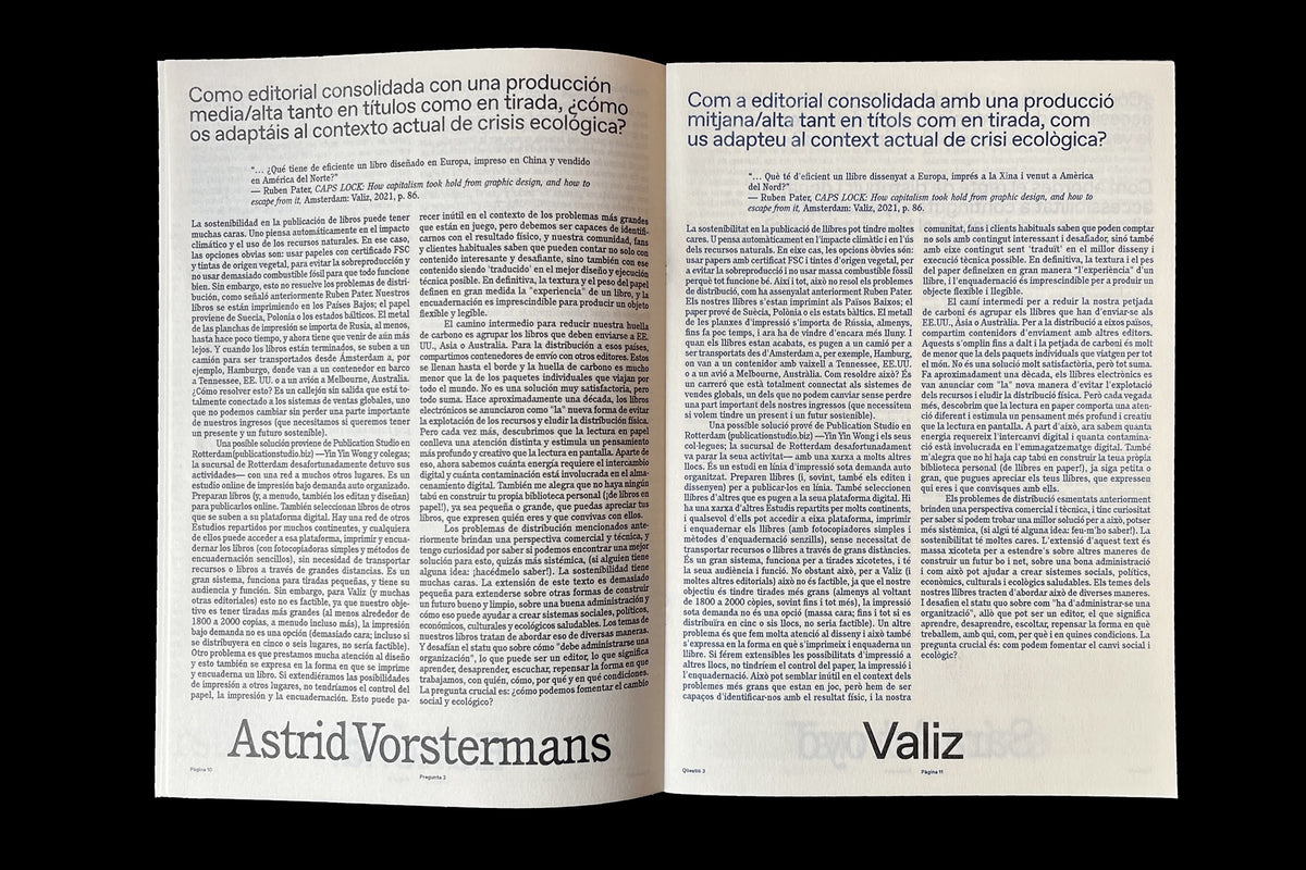 Notas sobre la edición sostenible